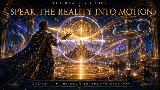 Reality Codex VI CHapter 32. Speak the reality into motion