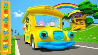 Wheels On The Bus | Cartoons for Babies | Nursery Rhymes for Kids by Little Treehouse