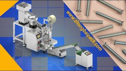Fastener Counting Packing Machine Screw Packing Machine with Check Weigher