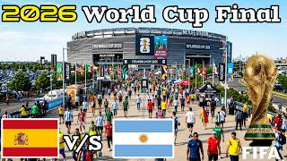 🇪🇦Spain vs. Argentina Final ⚽MetLife Stadium Full Tour 2026 | FIFA World Cup Final Stadium | Frkinfo