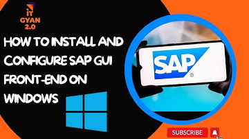 How to Install SAP GUI on Windows