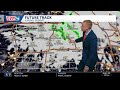 Warmer weather, shower chance Sunday