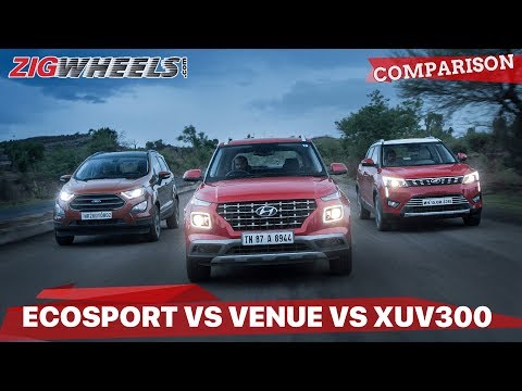 hyundai-venue-vs-mahindra-xuv300-vs-ford-ecosport:-comparison-review:-zigwheels.com