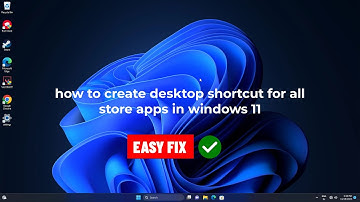 (SOLVED) How To Create Desktop Shortcut  for all Store Apps In Windows 11 | one solution | 2023