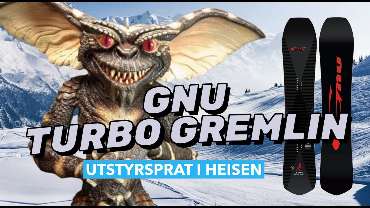 👉 Gnu Turbo Gremlin Snowboard Test – Wyller Carve Session