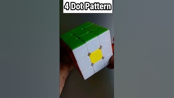 4 Dot Pattern | easy pattern #cubing #cubepattern #easypattern #rubikscubesolution #cubesolverhub