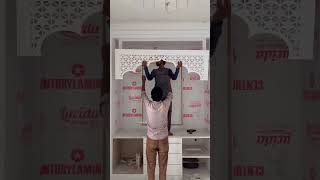 Ultimate Modern Mandir Design Puja Ghar Corian Mandir Design Puja Unit 2023