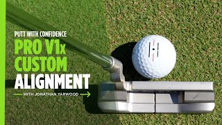 Titleist Tips | Your Putting Advantage: Custom Alignment Pro V1x