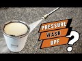 Why pressure washing your dpf is a costly mistake a technicians insight