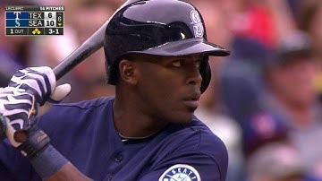 TEX@SEA: Lee comes home after a bases-loaded walk