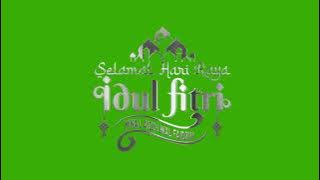 green screen idul fitri lebaran