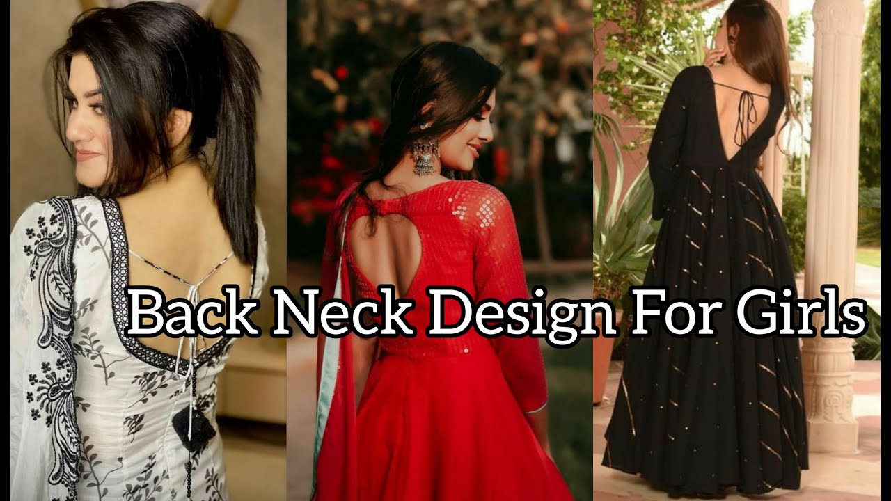 Beautiful Long Frock Gown Neck Designs||Back Neck Designs For Suit  Kurti||Frock Ki Neck Designs - YouTube