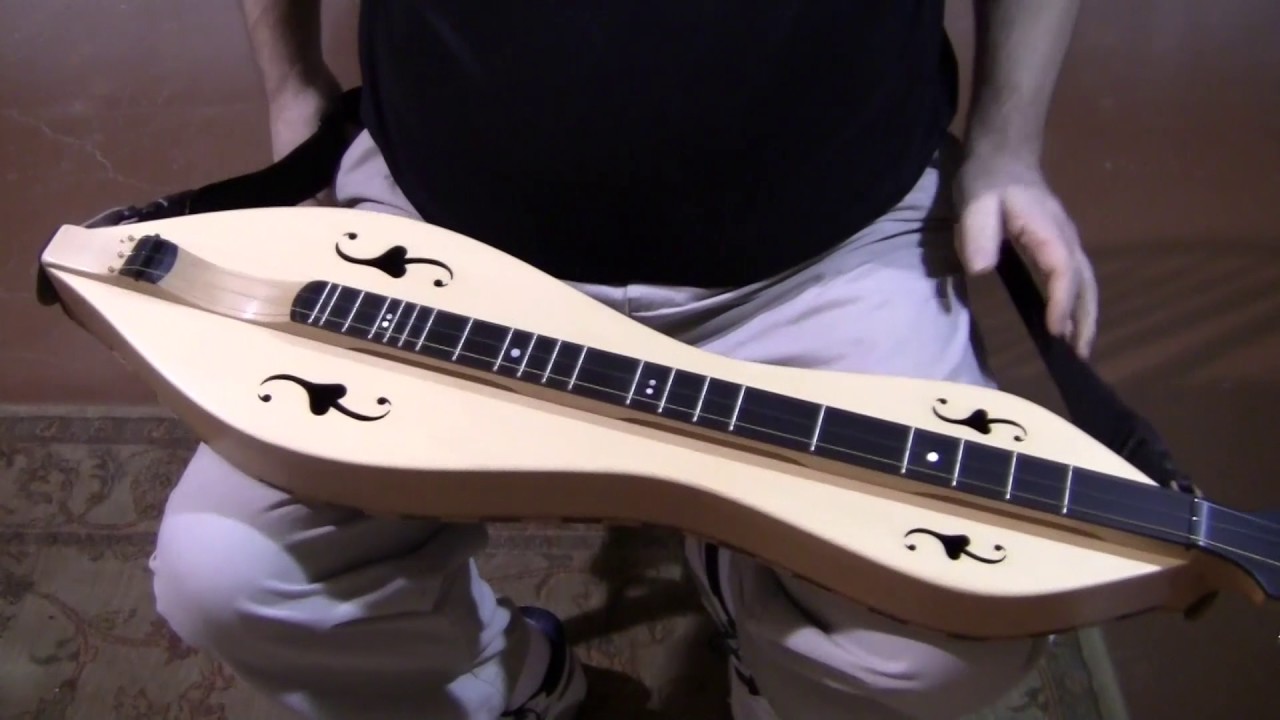 Folkcraft Instruments mountain dulcimer demonstration, serial number