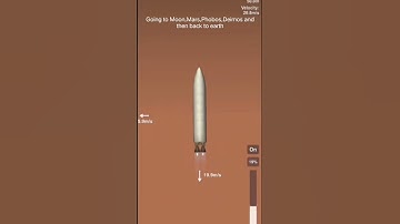 Going to Moon,Mars,Phobos,Deimos and then back to earth. #fast #rocket #spaceflight simulator #space
