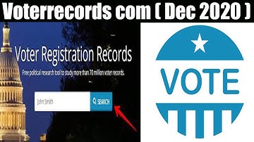 Voterrecords com (Dec 2020) What Is The Voterrecords Website About? Watch For More!