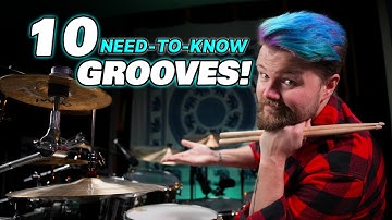 10 drumgrooves die ELKE drummer moet leren! | Die Zweedse drummer