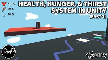 How to Make a Health, Hunger, & Thirst System in Unity Using C# (Part 2)