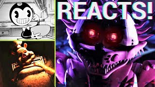 NEW Bendy Cartoon / FNAF Pyro-Illusion trailer / Porkchop's Horror Show screenshots (SHB REACTS)