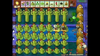 ONLY CACTUS  Plants vs  Zombies | Jekx Gamer