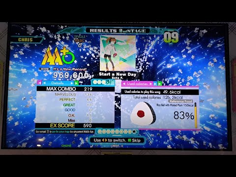 [DDR A20 PLUS] Start A New Day [Basic 6] Green Full Combo & New Record