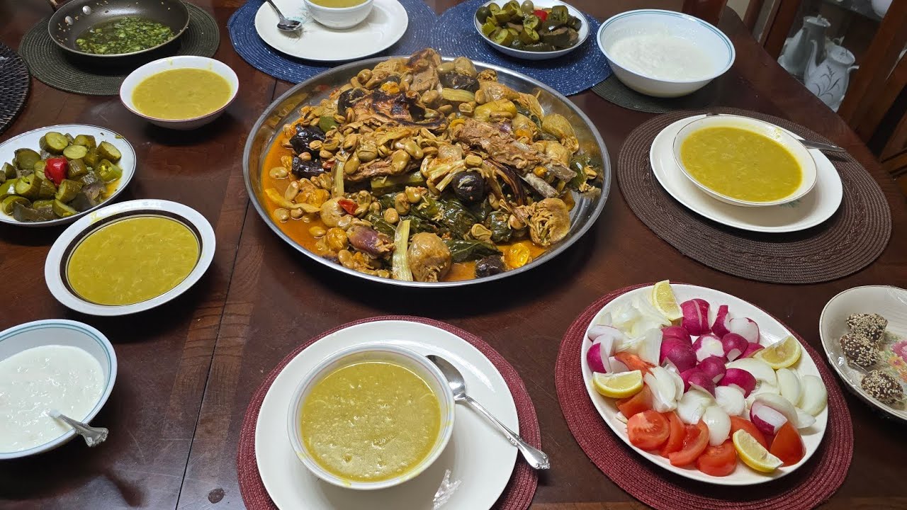 الدولمه العراقيه لازم تكون حاضره على السفره الرمضانيه فطور متكامل من جميع النواحي الحمد لله خيروبركه