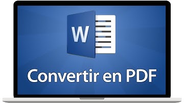 Tutoriel Word 2016 - Convertir un fichier Word en PDF