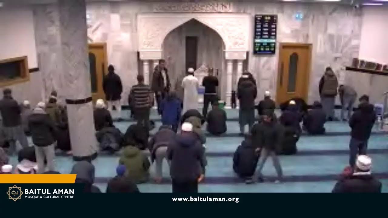 Ramadan Maghrib Adhan & Salaah Live | Baitul Aman Mosque 🌙🕌
