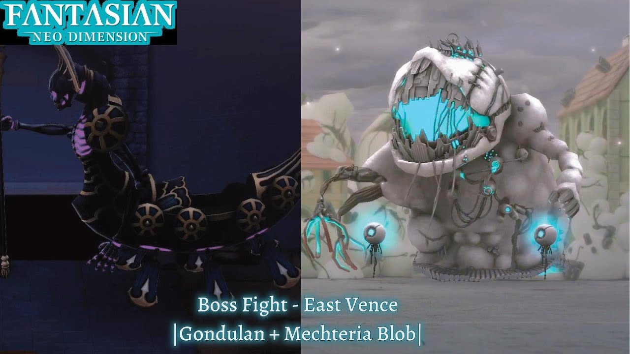 Fantasian Neo Dimension Boss Fight (Japanese Voice) - Gondolan + Mechteria Blob