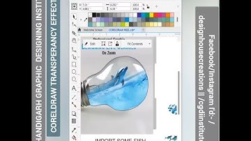 How to use the Transparency tool in Coreldraw | #Coreldraw tutorial #viralreels