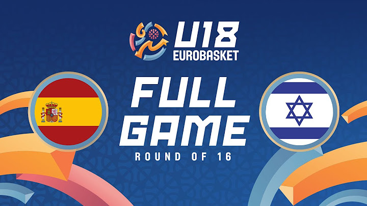 Round of 16 game | Spain v Israel | Full Basketball Game | FIBA U18 EuroBasket 2024