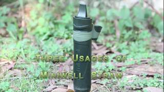 Outdoor Survival Straw Water Filtering System Straw For Hiking, Camping, Hunting, Fishing