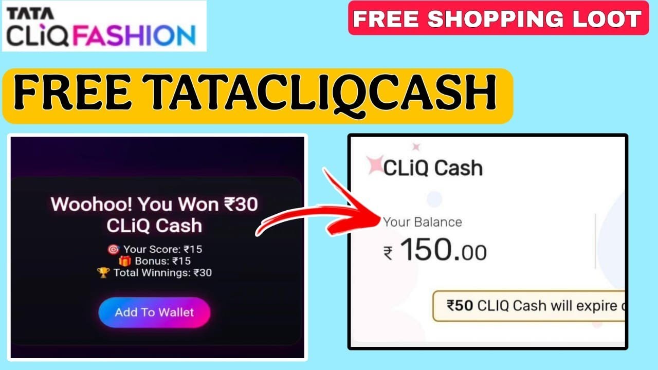 Game Play and win free TATACLIQ cash 