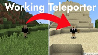 Working TELEPORTER In Minecraft | No Mods | Works In 1.17 and 1.18 | #Shorts