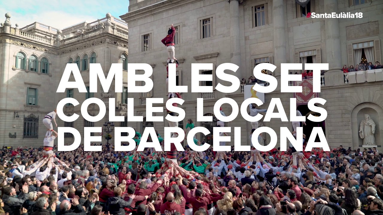 barcelona catalonia plaza hotel Santa Eulàlia 2018: Jornada castellera