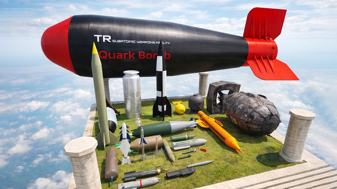 Garry's Mod Nuclear Bombs Testing From the Top of a Staircase BOOM!