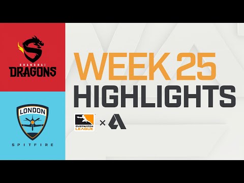 Akshon Highlights | Shanghai Dragons vs London Spitfire | Week 25 | APAC Day 1