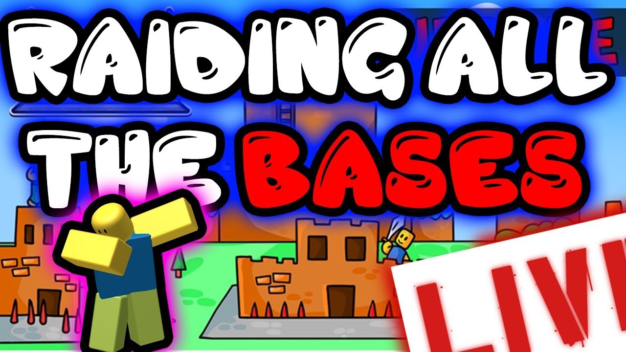 Building The Best Base Raiders Roblox Gameplay Livestream Youtube - raider base roblox