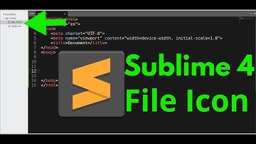 How to sublime text 4 file icon install & sidebar icon(New update)