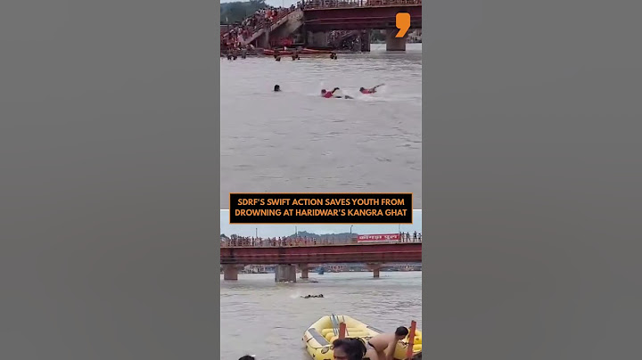 SDRF Rescues Youth from Drowning in Ganga at Haridwar | Kangra Ghat Incident Caught on Cam | News9