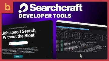 Modern Kinetic Typography Animation for SaaS - Searchcraft.io