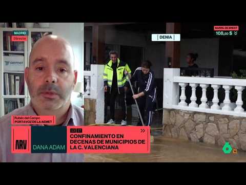 Rubén del Campo (AEMET): "En las próximas horas, tendremos el foco puesto en Cataluña" -Al Rojo Vivo
