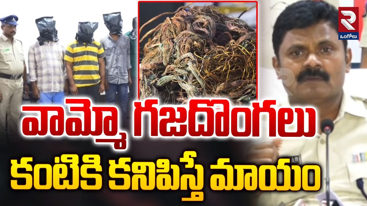 వామ్మో గజదొంగలు | Prakasam Police Arrested Thief Gang | SP AR Damodar