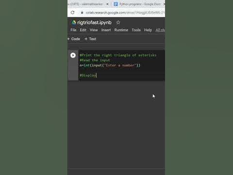 Python program to print the right triangle of asterisks | print right ...