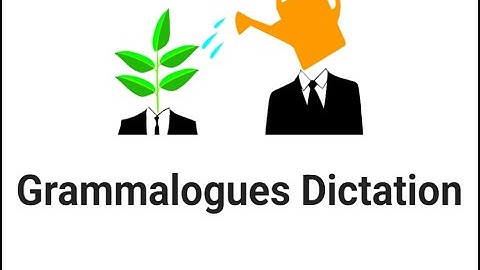 Grammalogues Dictation