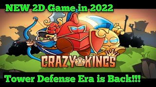 Crazy Kings Tower Defense 2D 2022! Satisfying Tower Defense Game in 2022! screenshot 3