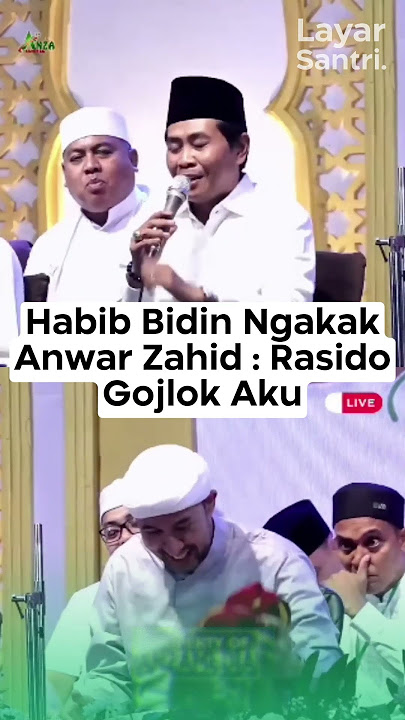 HABIB BIDIN NGAKAK...ANWAR ZAHID: RASIDO GOJLOK AKU #azzahir #habibbidin #anwarzahid #gusiqdham