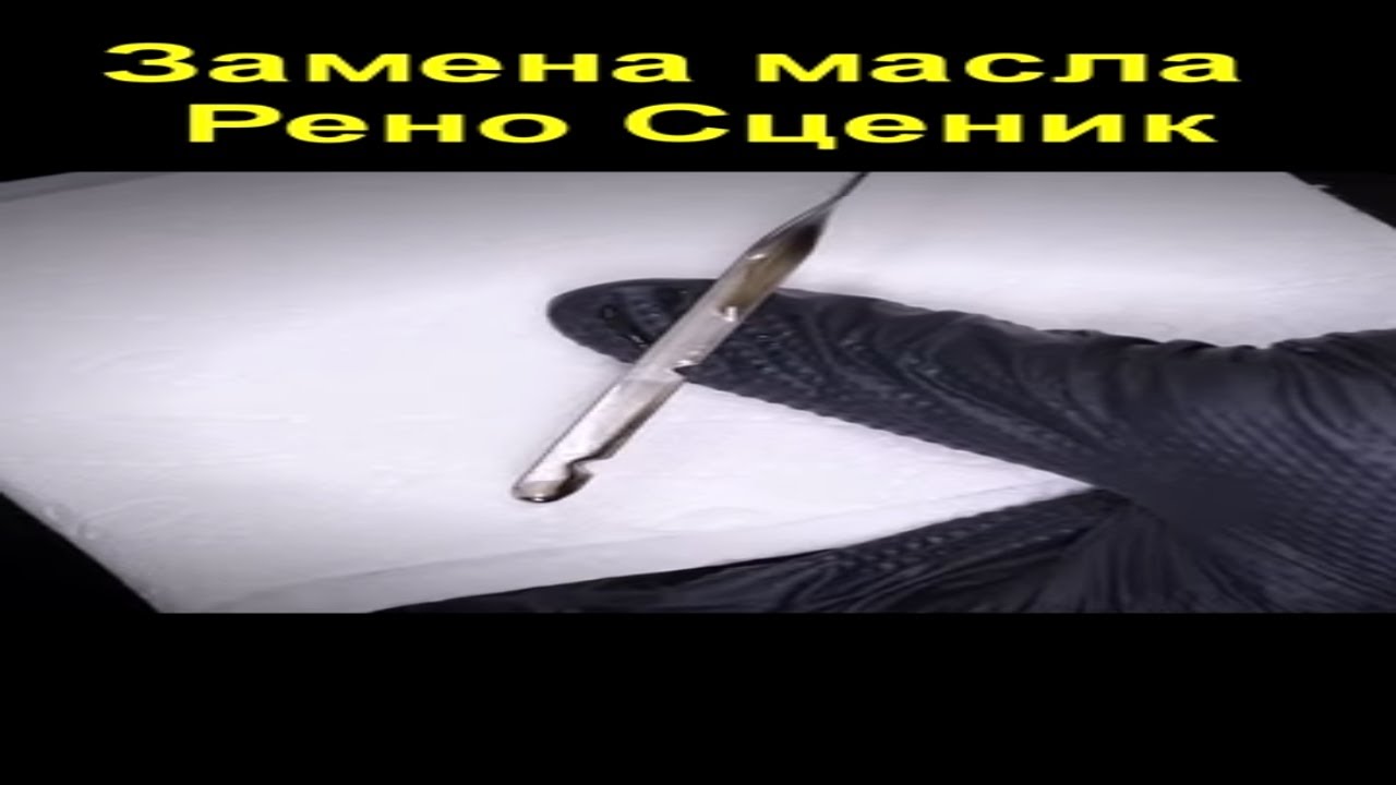 Замена масла Рено Сценик