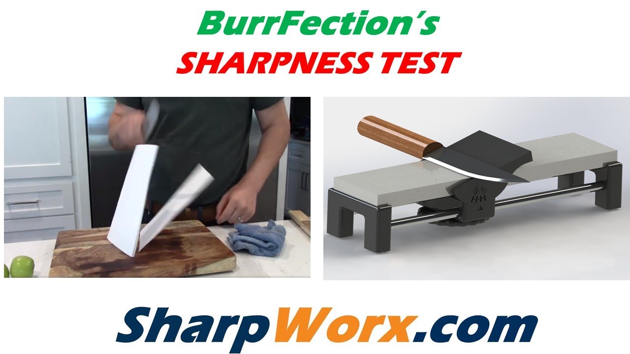 Passing Burrfection's Knife Cut Sharpness Test YouTube