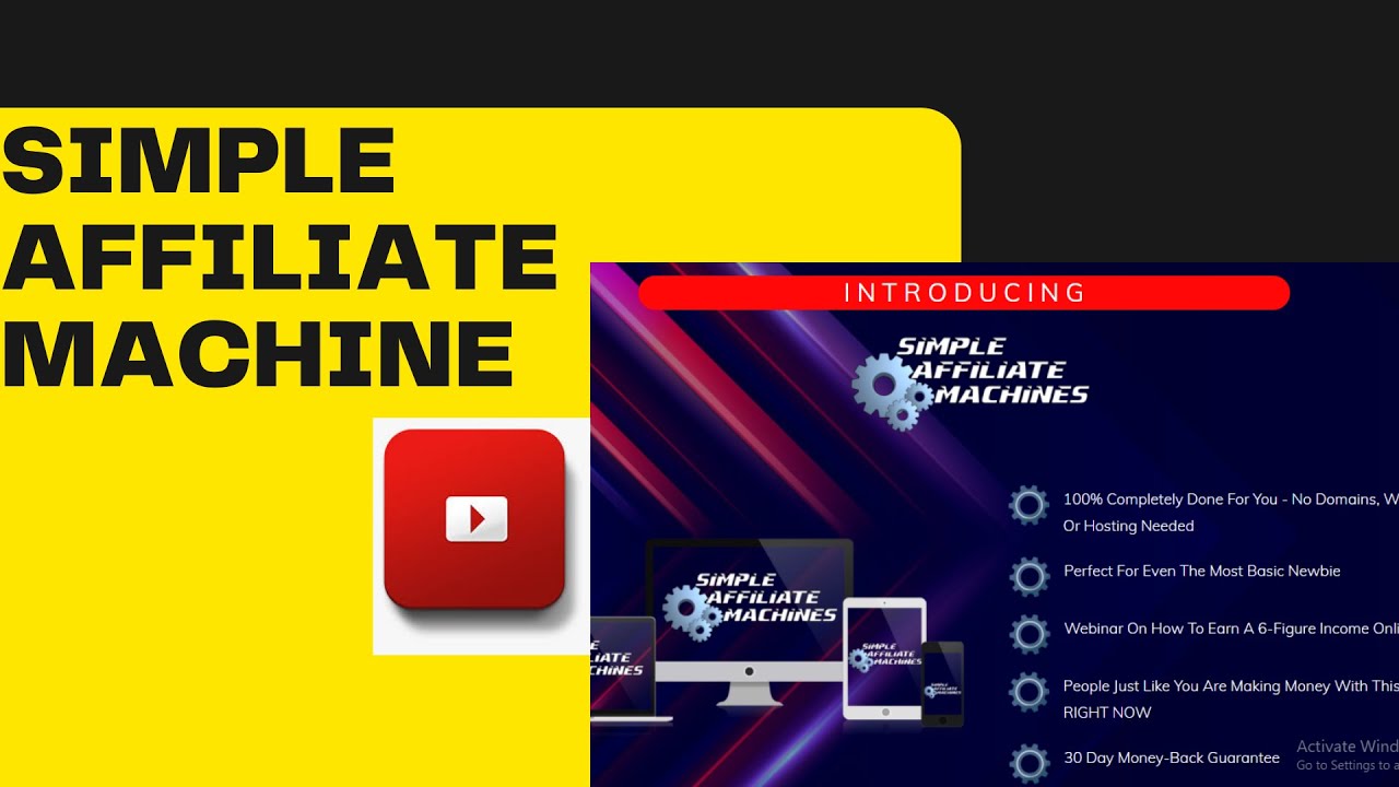 Simple Affiliate Machines🛰🛰🛰How to do it✔✔✔