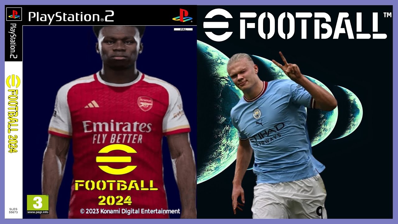 🚨 EFOOTBALL PES 2024 (PS2) JULHO 2023 ISO 100% ATUALIZADO TIMES